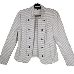 Tommy Hilfiger Gray Striped Blazer